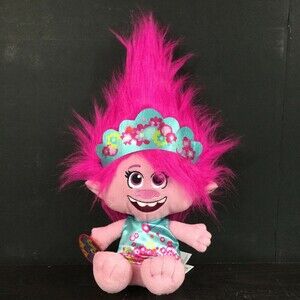 Dreamworks - Trolls - Poppy w/Headband - Easter Egg - Pink Plush - Just Play